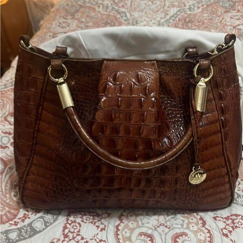 Brahmin Pecan Satchel